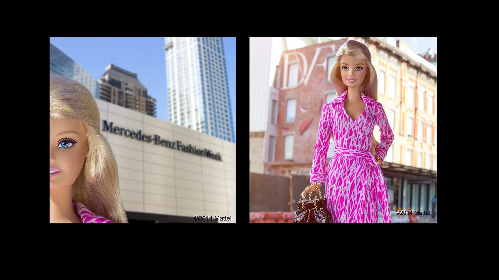 Después del desfile de Diane Von Fustemberg, Barbie hace una paradita en las tiendas del Lincoln Center