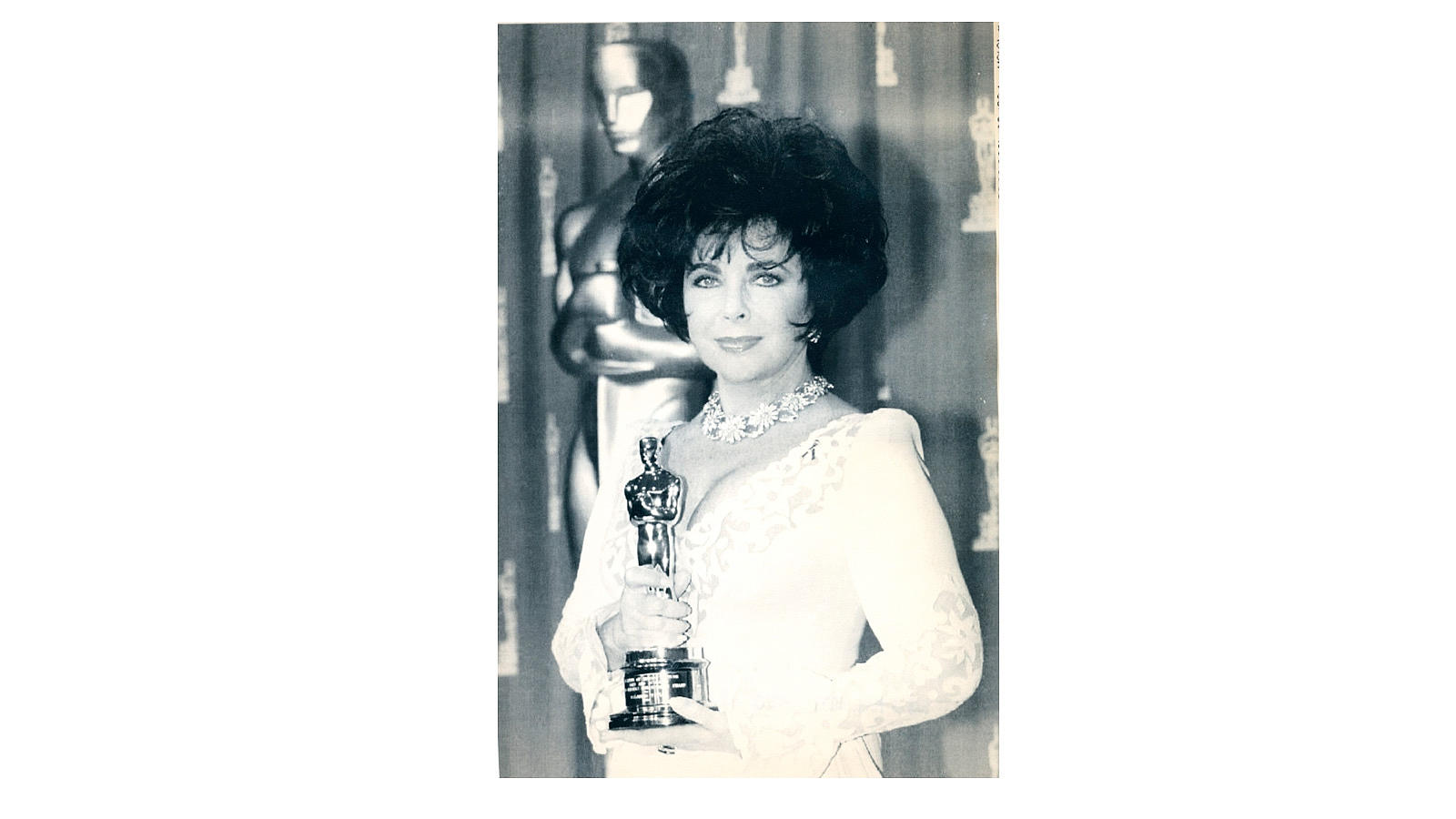 En 1993 Elizabeth Taylor recogió uno de los Oscars honoríficos, el Jean Hersholt como reconocimiento a su labor humanitaria con los enfermos de Sida