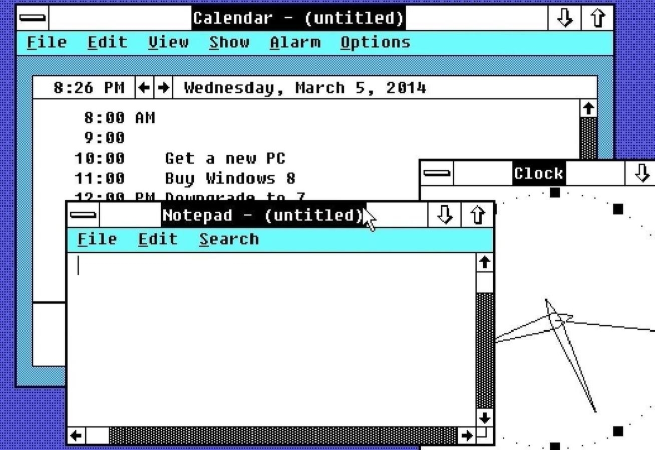 Windows 2.1: Una edición pensada para los emergentes procesadores Intel con mejor multitarea
