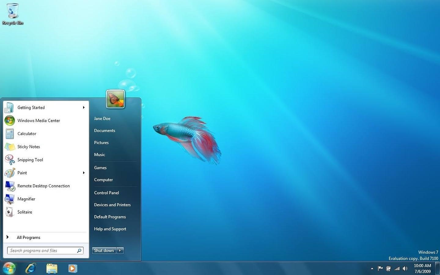 Windows 7: Una optimización de la versión anterior, tuvo versiones escalables y una gran mejora de la barra de tareas
