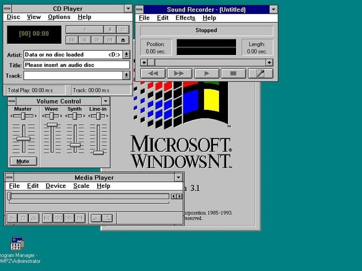 Windows NT 3.1: La versión de Windows completamente en 32 bits que responde a OS/2