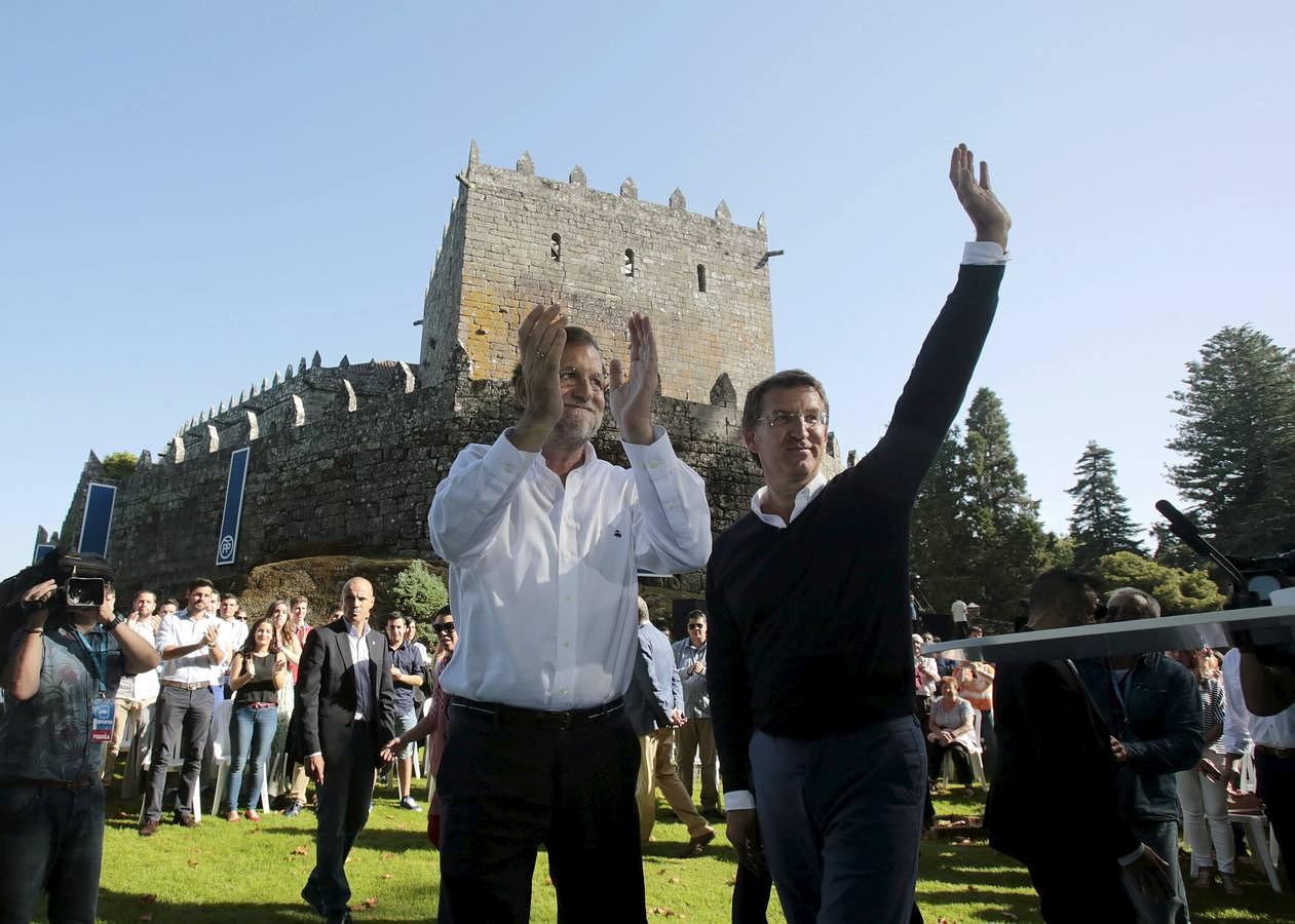 Feijóo ha reivindicado la figura de Rajoy porque «volvió a arrancar España» 