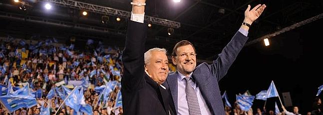 Rajoy dice que Andaluca apostar por Arenas y dejar atrs los escndalos