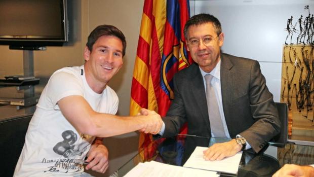 La Fundación Messi ha cobrado más de 10 millones de euros sin declararlos Bartomeu-k0wE--620x349@abc