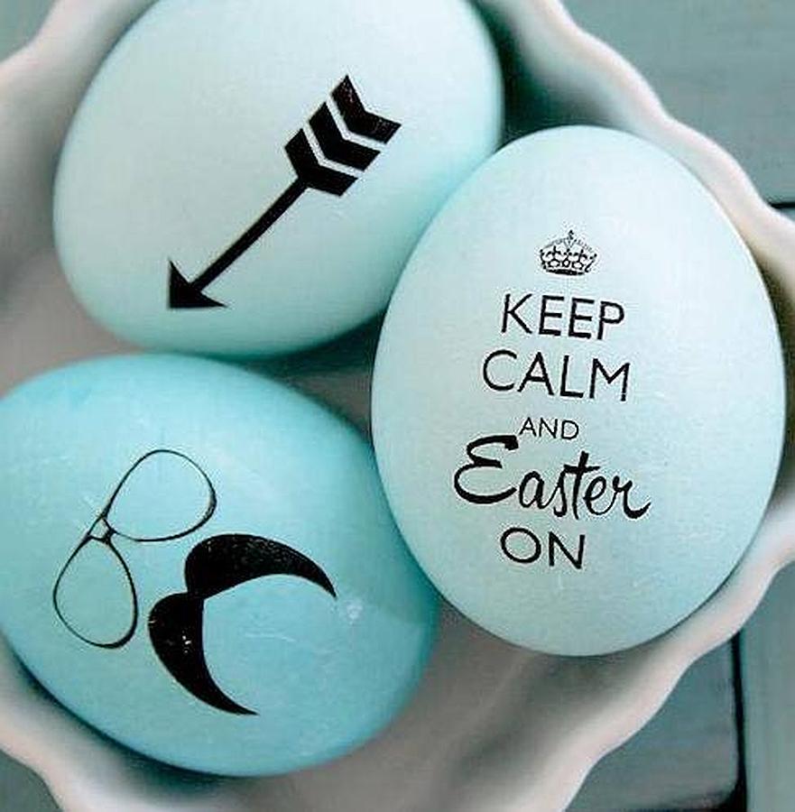 Los huevos de Pascua también pueden ser hipster
