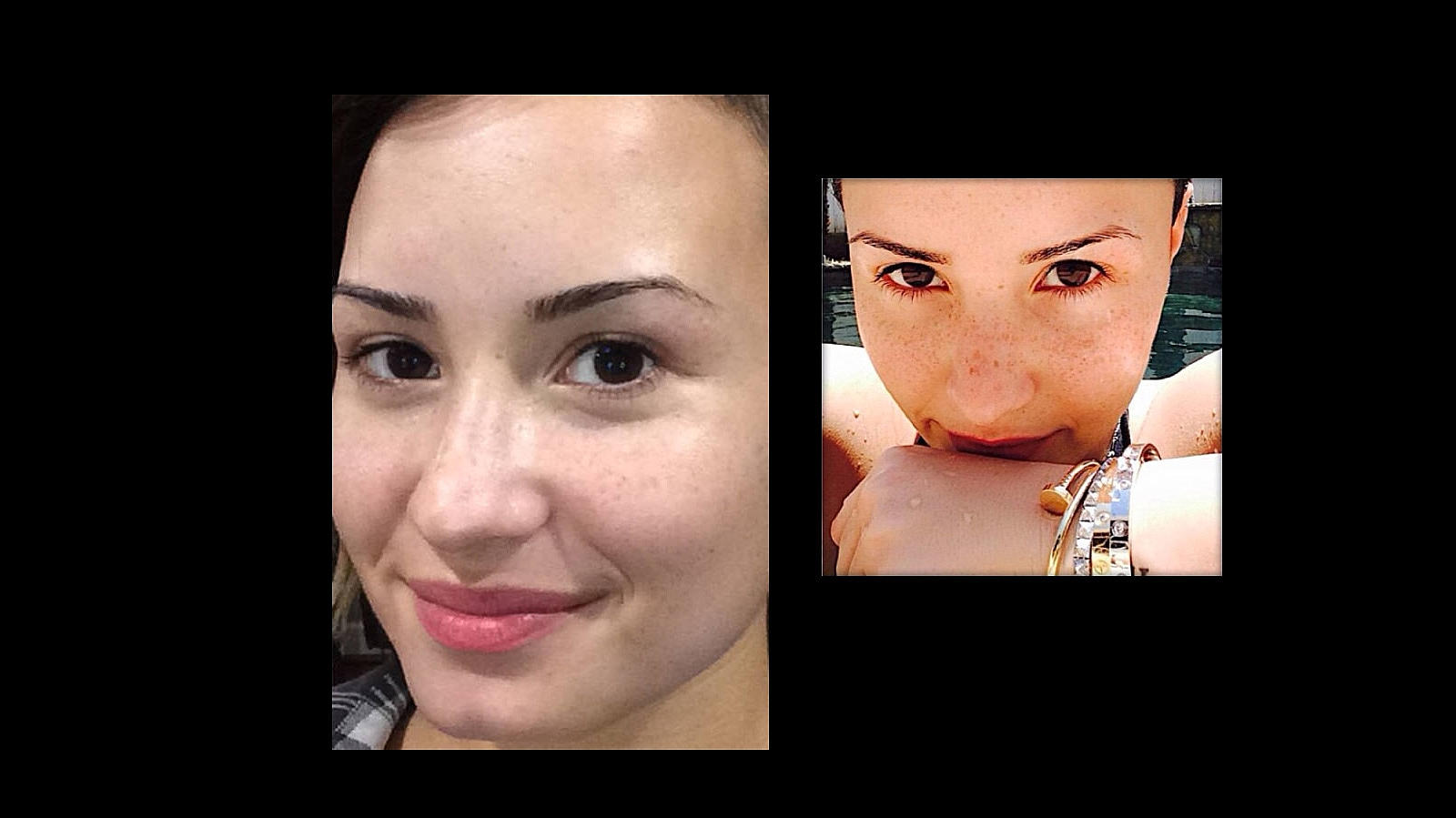 Demi Lovato: Sin maquillaje ni filtros o recién salida de la piscina, así de natural se muestra la cantante