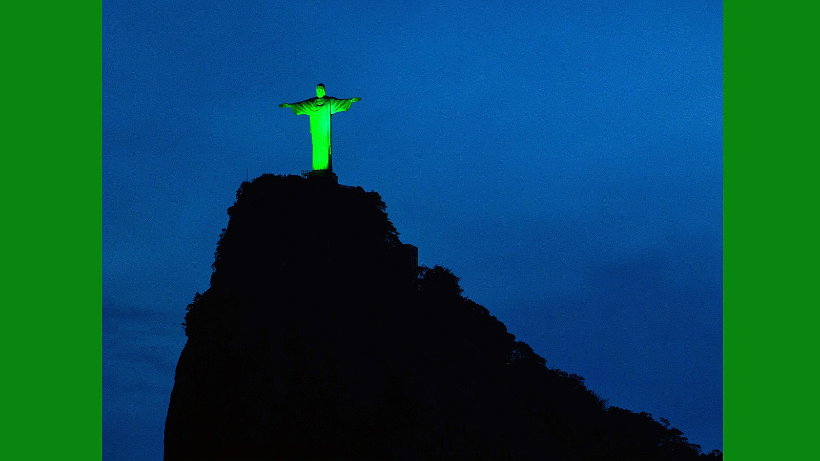 El Cristo Redentor o Cristo de Corcovado de Río de Janeiro (Brasil)