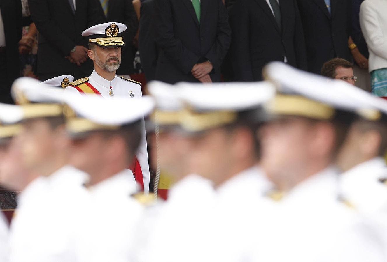 Felipe VI preside la ceremonia por primera vez como monarca
