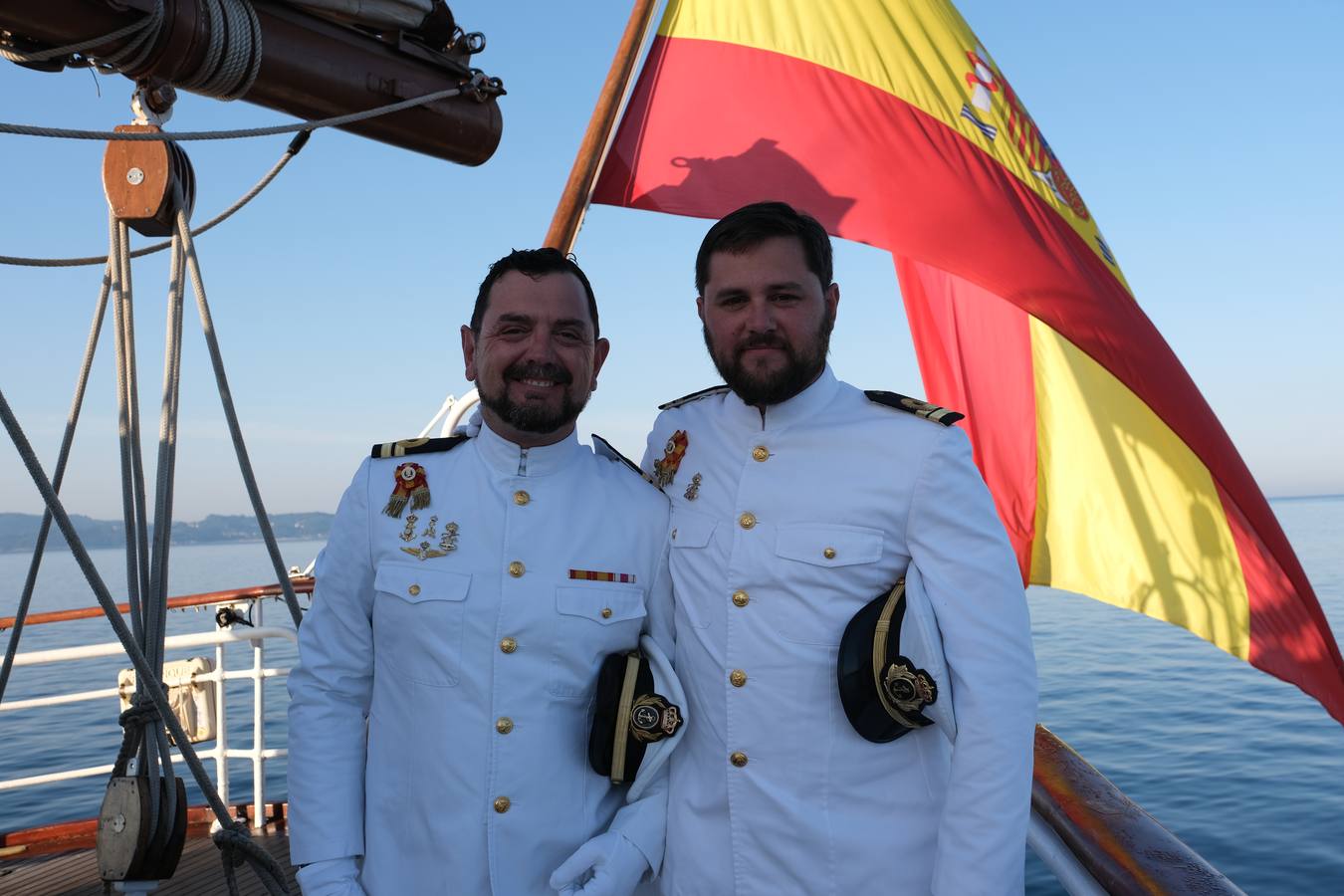Ascensos a bordo del Juan Sebastián de Elcano
