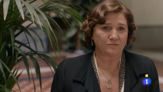 Doña Luisa (Ana Wagener) sufre mucho en «La otra mirada»